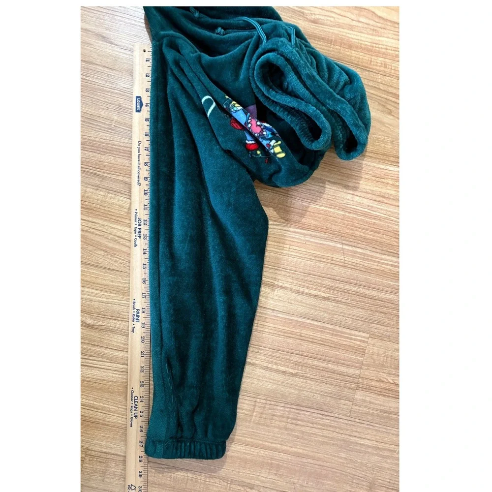 Disney Stitch Joggers Christmas Super‎ Soft Lounge Pants Green Holiday XXL - Picture 7 of 7